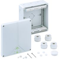 Nozarkārba Abox 160 ar klemmi 5x16 180x180x91mm,  IP54/IP65, pelēka