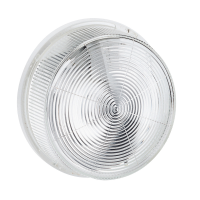 Gaismeklis plafons Bulkhead max. 100W cokols E27 IP44 IK07 D-227mm